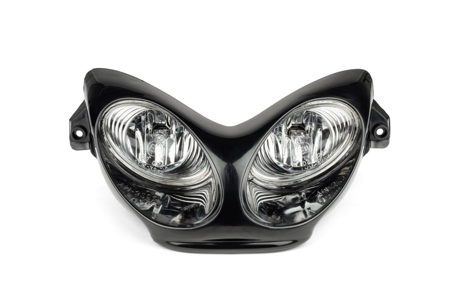 Twin Headlight STR8 Yamaha Aerox CAR-GLAS black