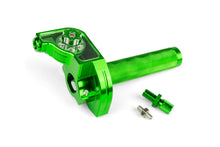 Quick Action Throttle MotoForce Racing CNC Alu Green