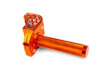 Quick Action Throttle MotoForce Racing CNC Alu orange
