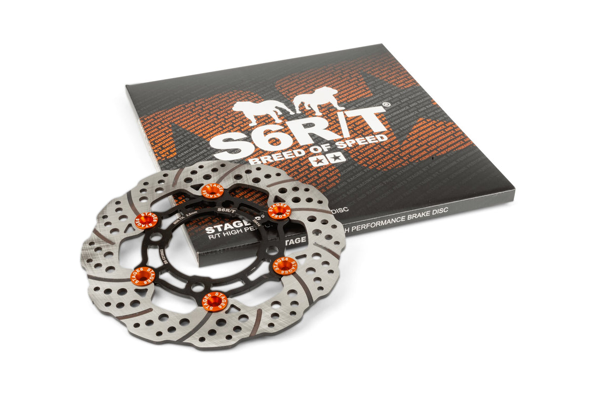 Brake Disc floating Stage6 R/T 220mm 4 holes Pit Bike