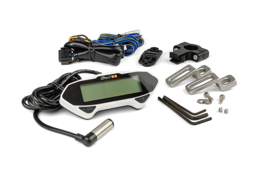Speedometer Stage6 Racing White