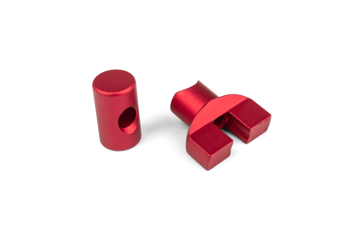 Brake Cable Adjuster M6 STR8 aluminium red