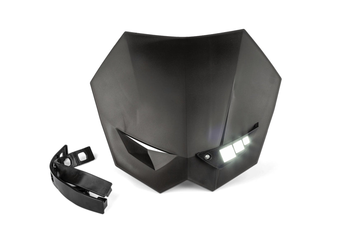 LED Enduro Headlight STR8 Black
