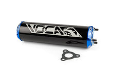 Silencer Voca Alu CNC black / blue