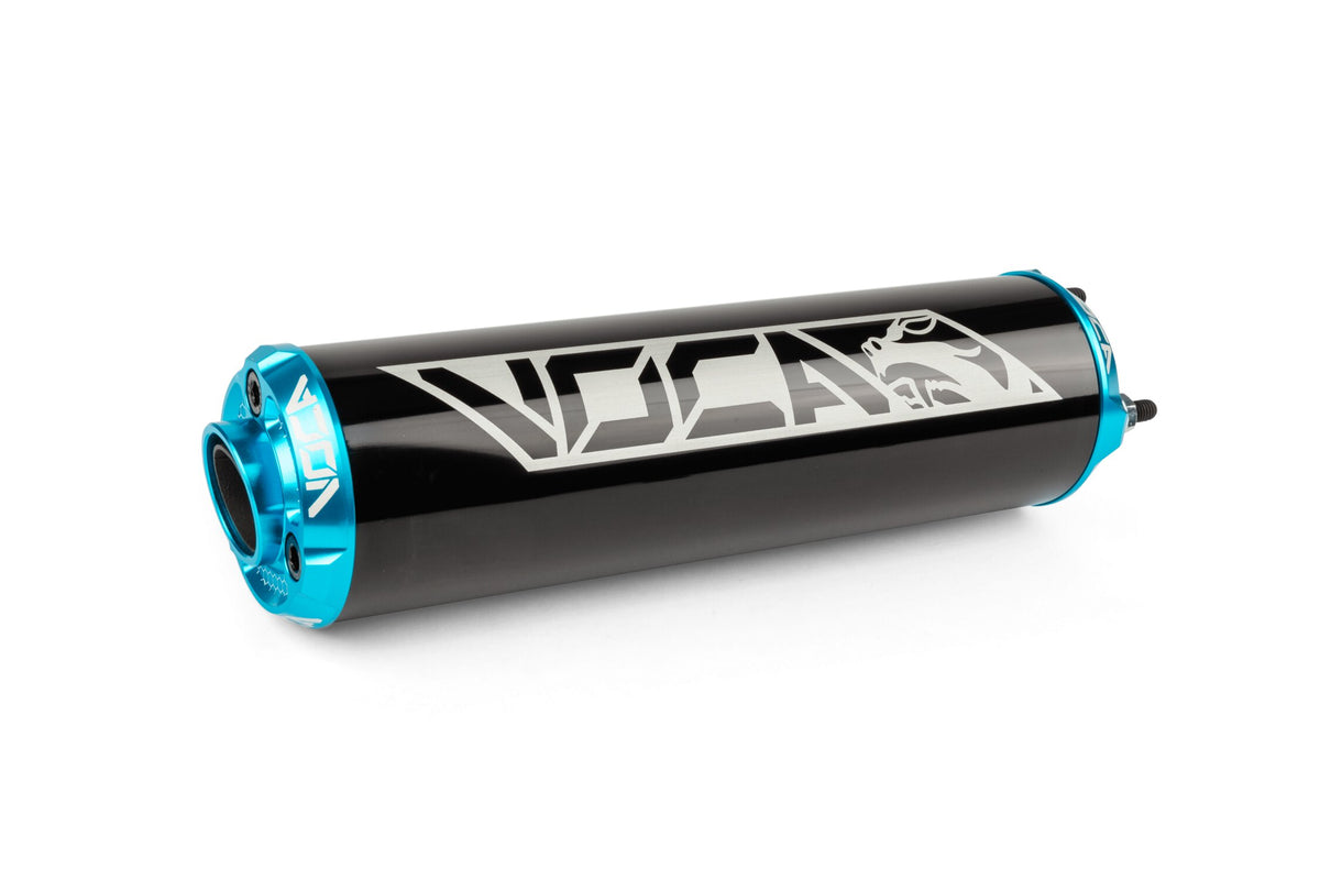 Silencer Voca Alu CNC black / turquoise