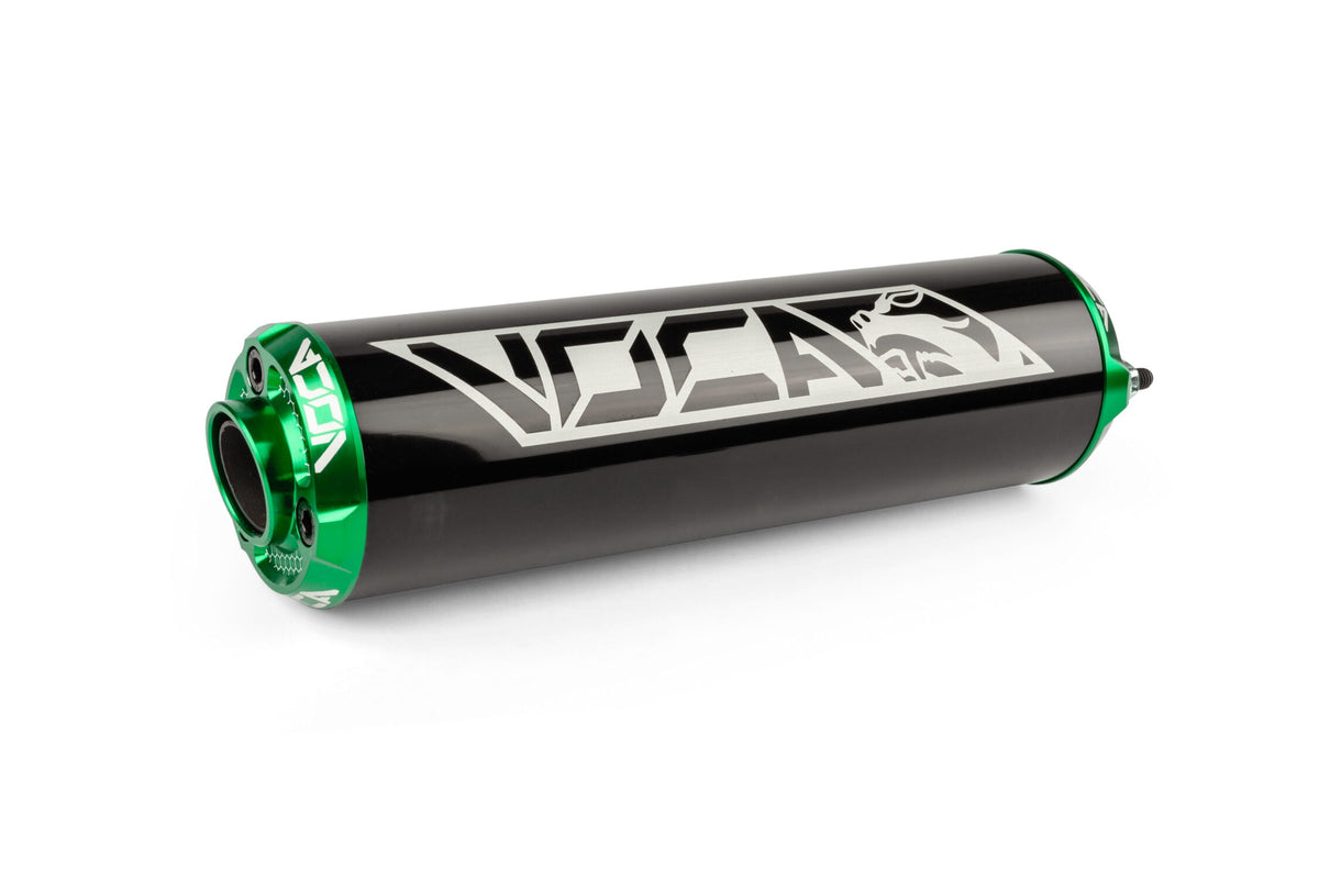 Silencer Voca Alu CNC black / green