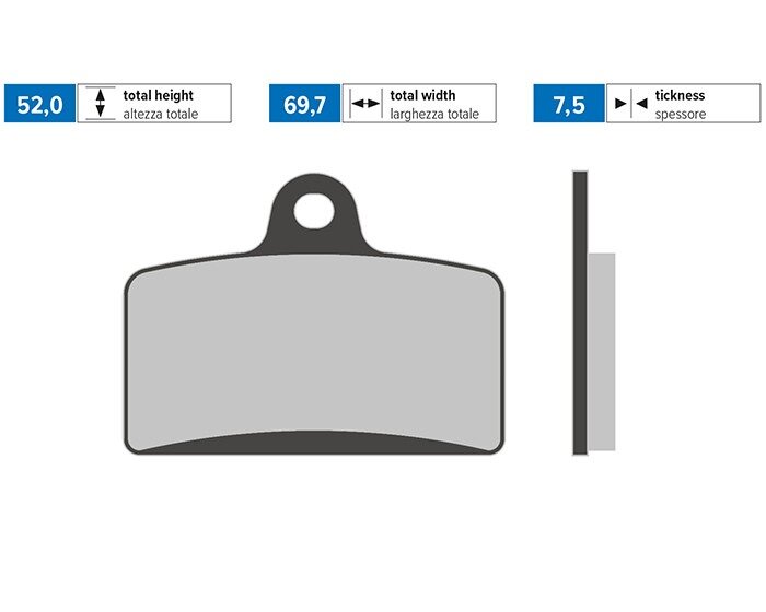 Brake Pads Polini Original Aprilia RS4