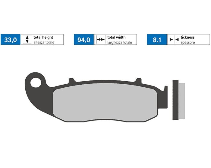Brake Pads Polini Original Fantic