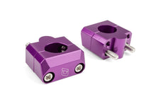 Handlebar Clamps 28mm Doppler aluminum purple