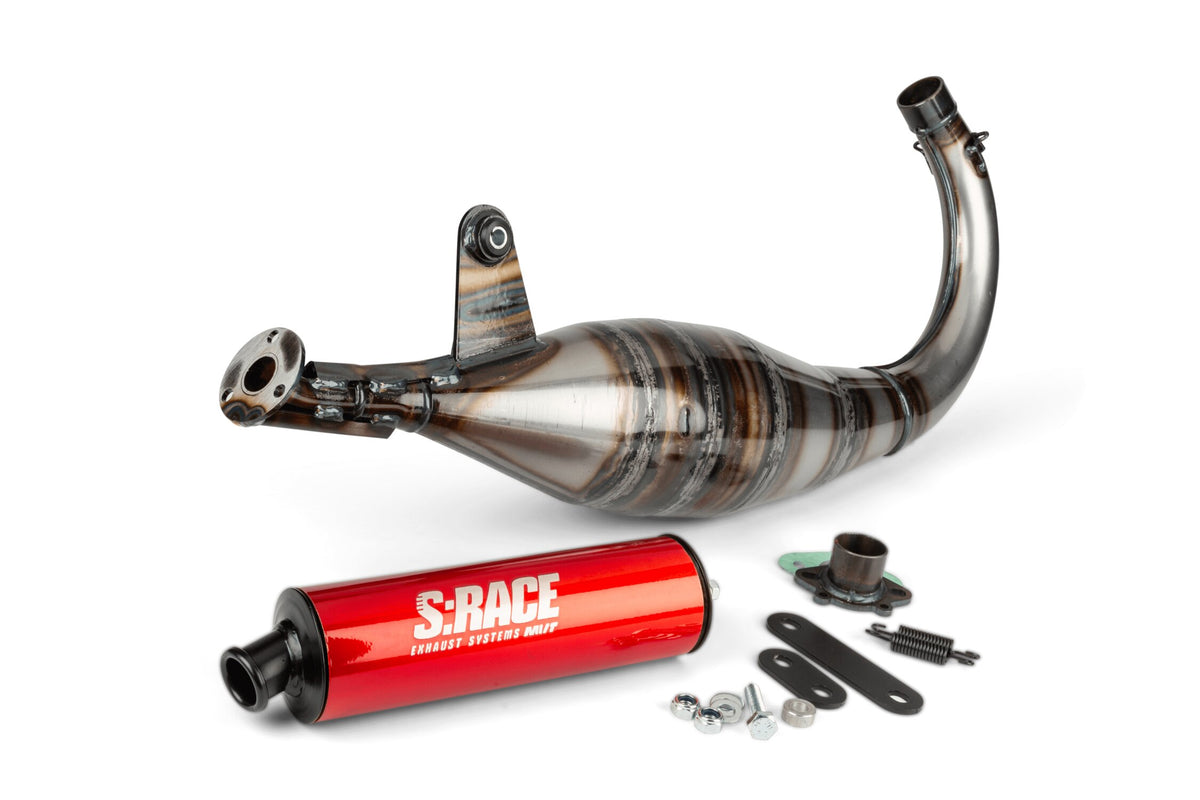 Exhaust MVT S Race 70-80cc Derbi