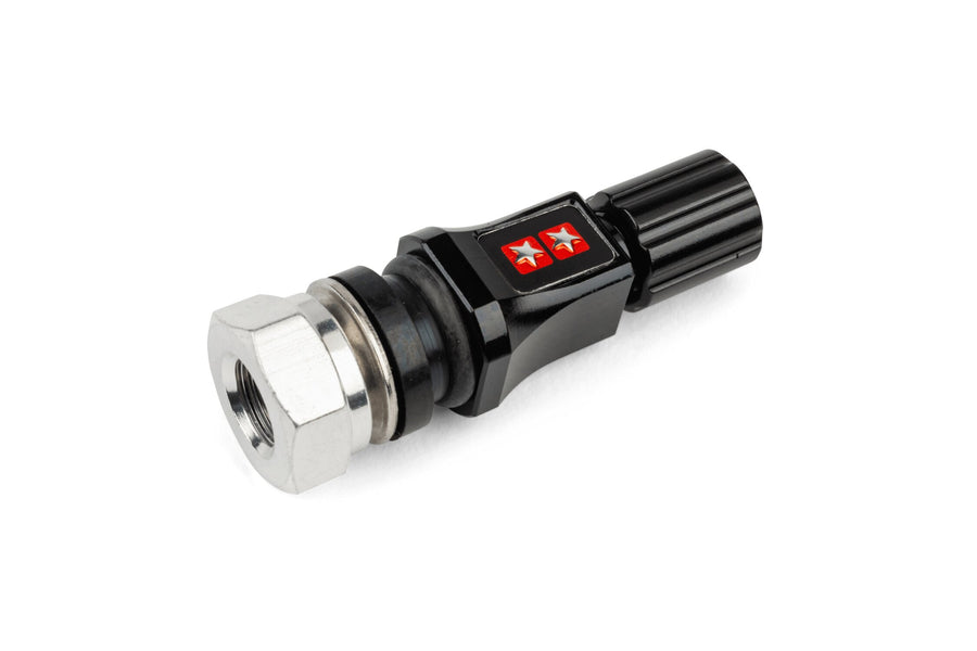 Tire Valve Stage6 CNC straight black
