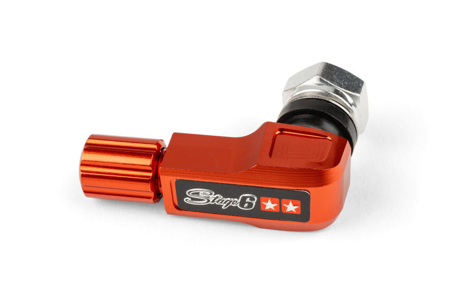 Tire Valve 90° Stage6 orange