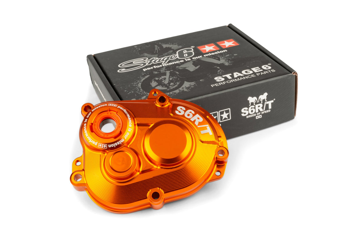 Gearbox Cover Stage6 R/T MK2 Piaggio Zip Orange