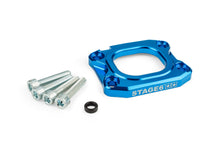 Base Plate intake manifold Stage6 360° 40mm AM6 / Derbi blue