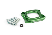 Base Plate intake manifold Stage6 360° 40mm AM6 / Derbi green