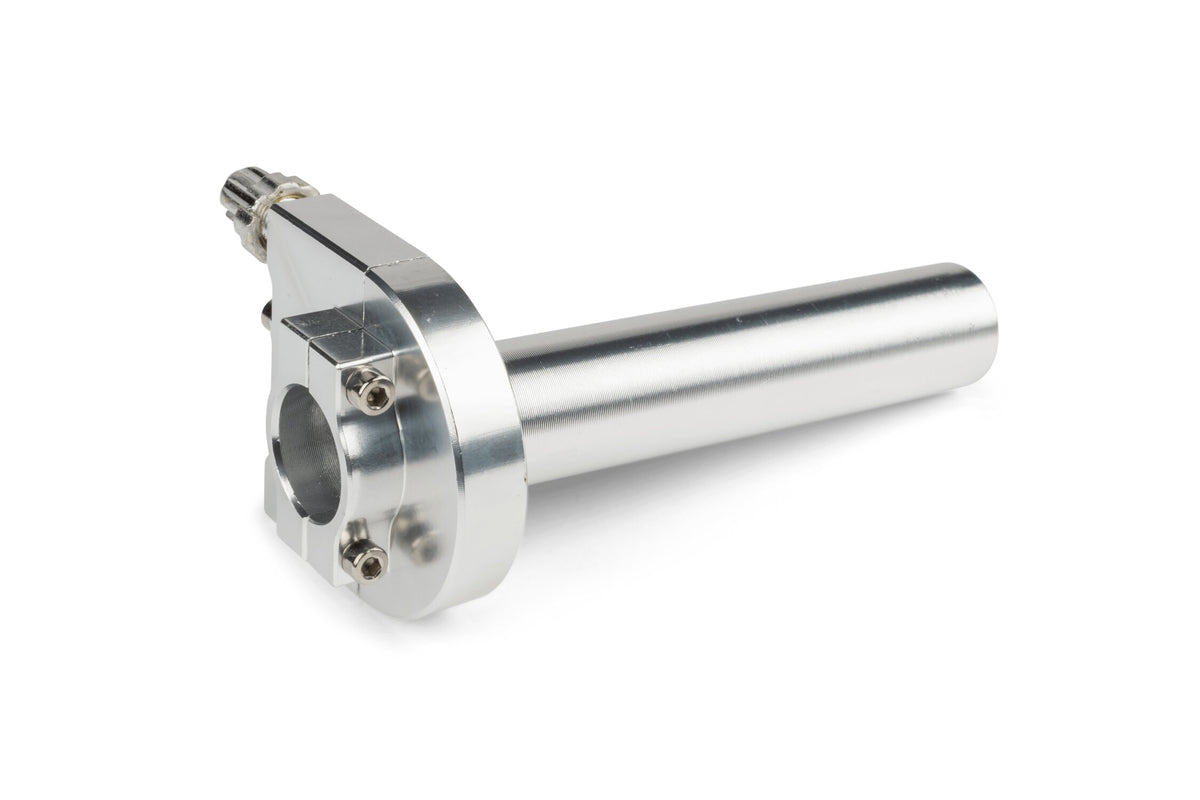 Throttle Tube STR8 Aluminium silber