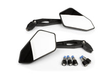 Mirror Set STR8 Street with M8-/M10 adapter black