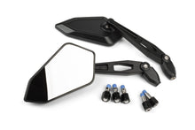 Mirror Set STR8 Street with M8-/M10 adapter black