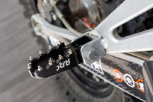 Passenger Footpegs STR8 MX Evo Derbi CNC Black