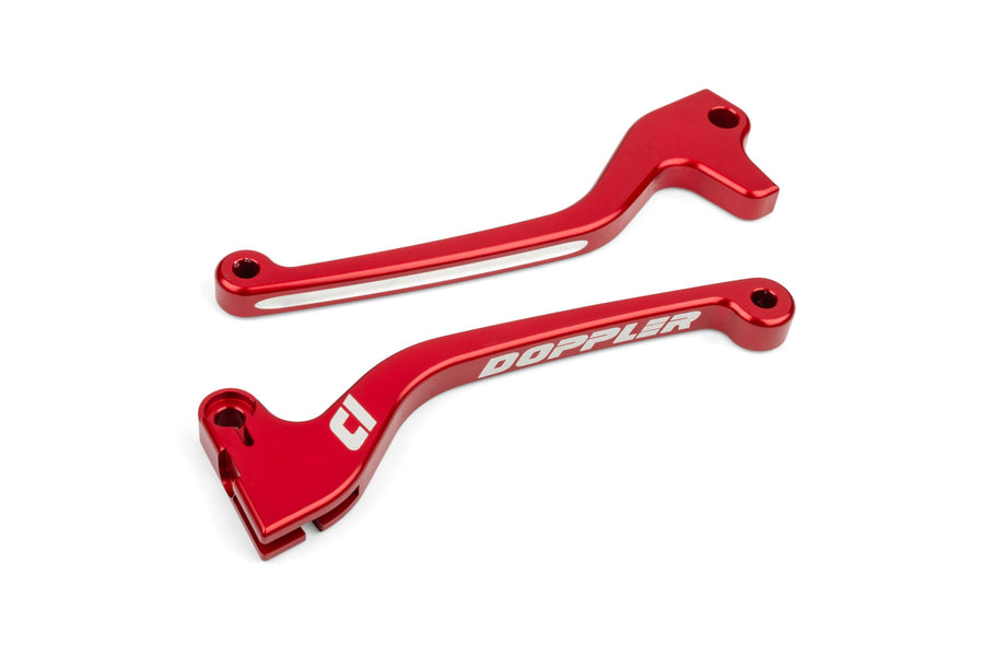 Brake Lever Set Doppler CNC red Yamaha BW's / Slider after 2004