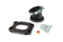 Intake Manifold Stage6 360° AM6 / Derbi black for PWK 30 - 36mm
