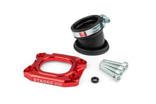Intake Manifold Stage6 360° AM6 / Derbi red for PWK 30 - 36mm