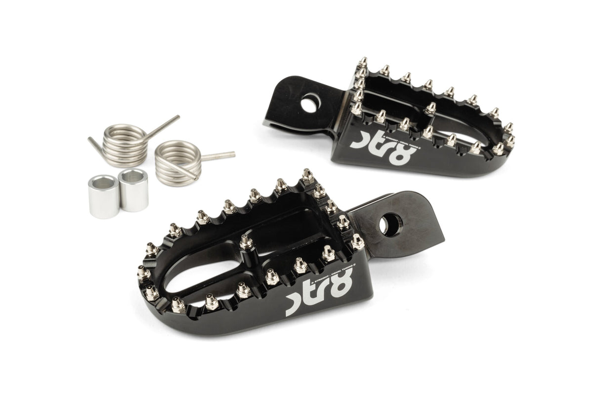 Footpegs STR8 MX Evo Beta RR 50 CNC Black