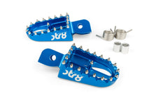 Footpegs STR8 MX Evo Beta RR 50 CNC Blue