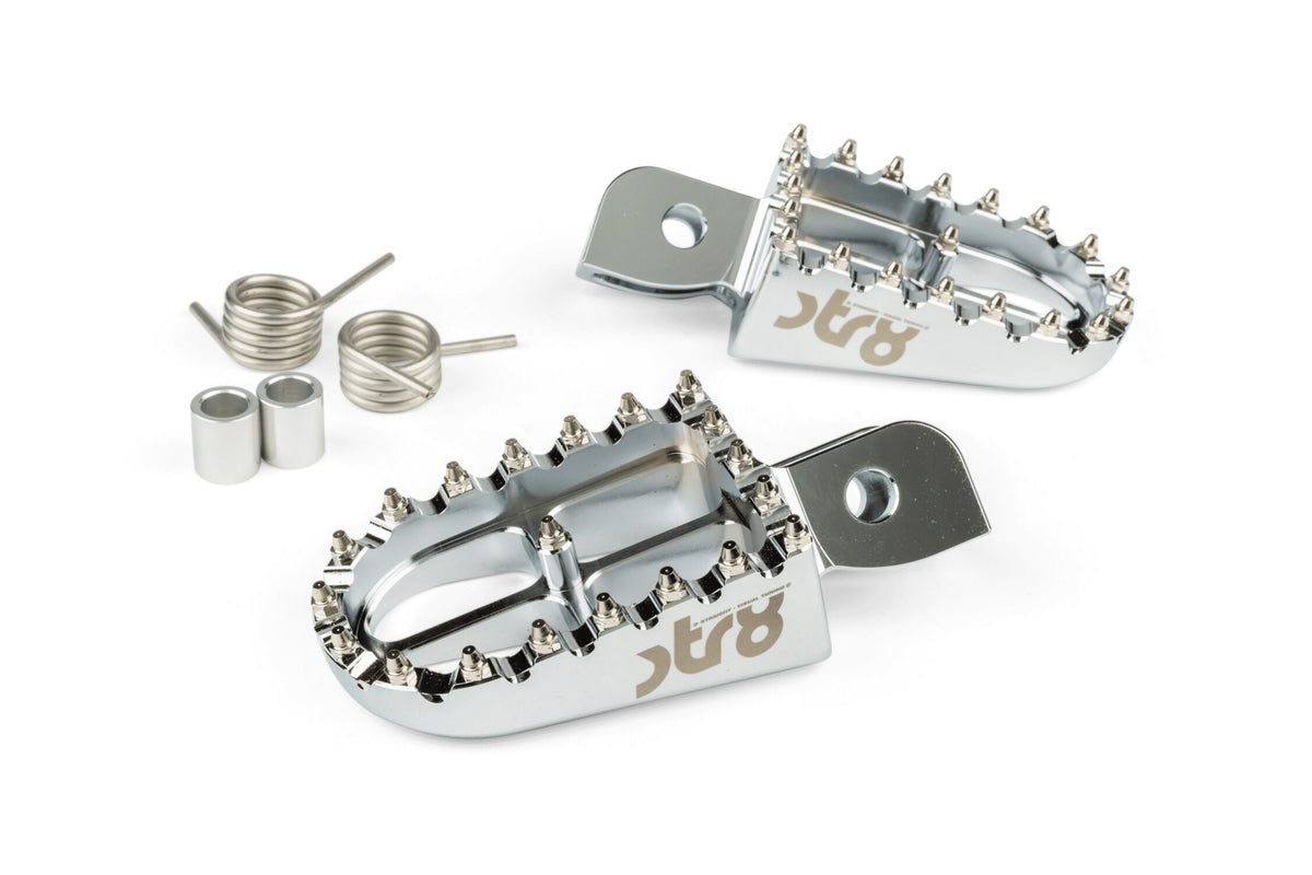 Footpegs STR8 MX Evo Beta RR 50 CNC Alu