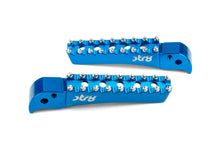 Passenger Footpegs STR8 MX Evo Beta RR 50 -2021 CNC Blue