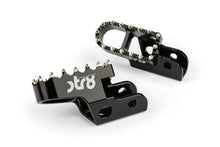 Footpegs STR8 MX Evo Sherco 50 CNC Black