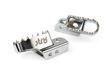 Footpegs STR8 MX Evo Sherco 50 CNC Alu