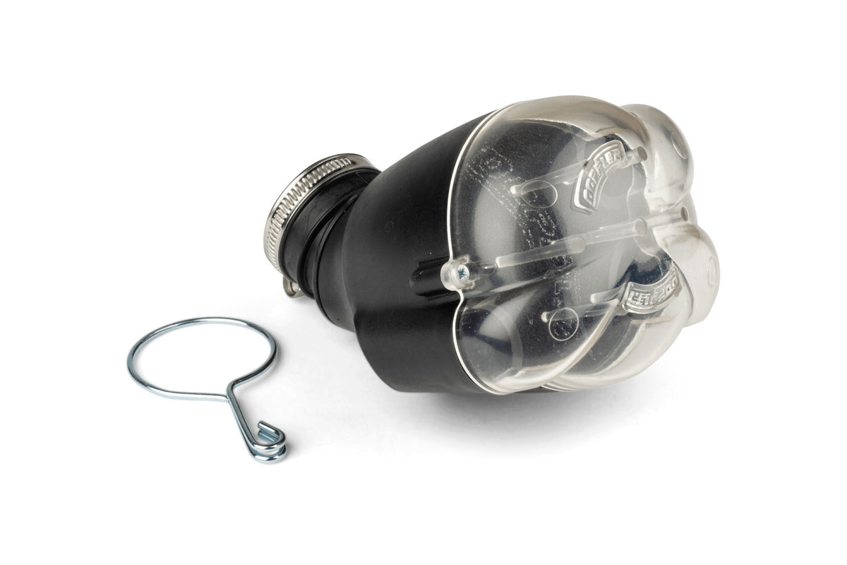 Air Filter Doppler Venturi 45° 28/35mm PHVA/PHBN black