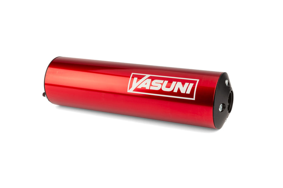 Silencer Yasuni 50cc Motorcycle Red (left side)