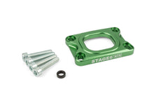 Base Plate intake manifold Stage6 360° AM6 / Derbi green