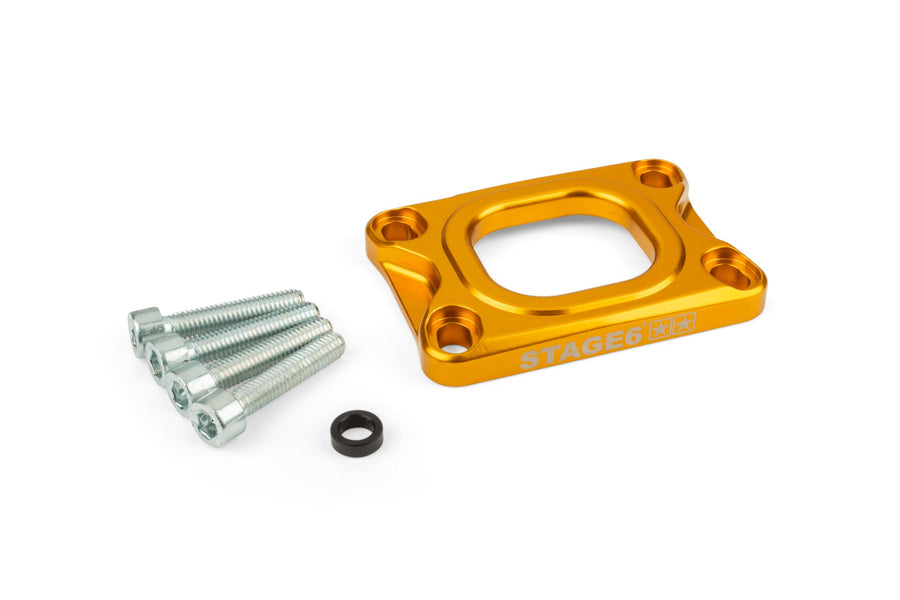 Base Plate intake manifold Stage6 360° AM6 / Derbi gold