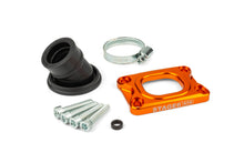 Intake Manifold Stage6 360° AM6 / Derbi orange for Dellorto / CP