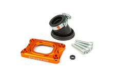 Intake Manifold Stage6 360° AM6 / Derbi orange for Dellorto / CP
