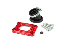Intake Manifold Stage6 360° AM6 / Derbi red for CP Evolution