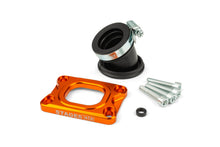 Intake Manifold Stage6 360° AM6 / Derbi orange for Mikuni TM24