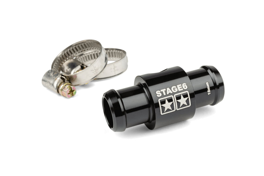 Tee Connector D.18mm for temperature sensor Stage6 black