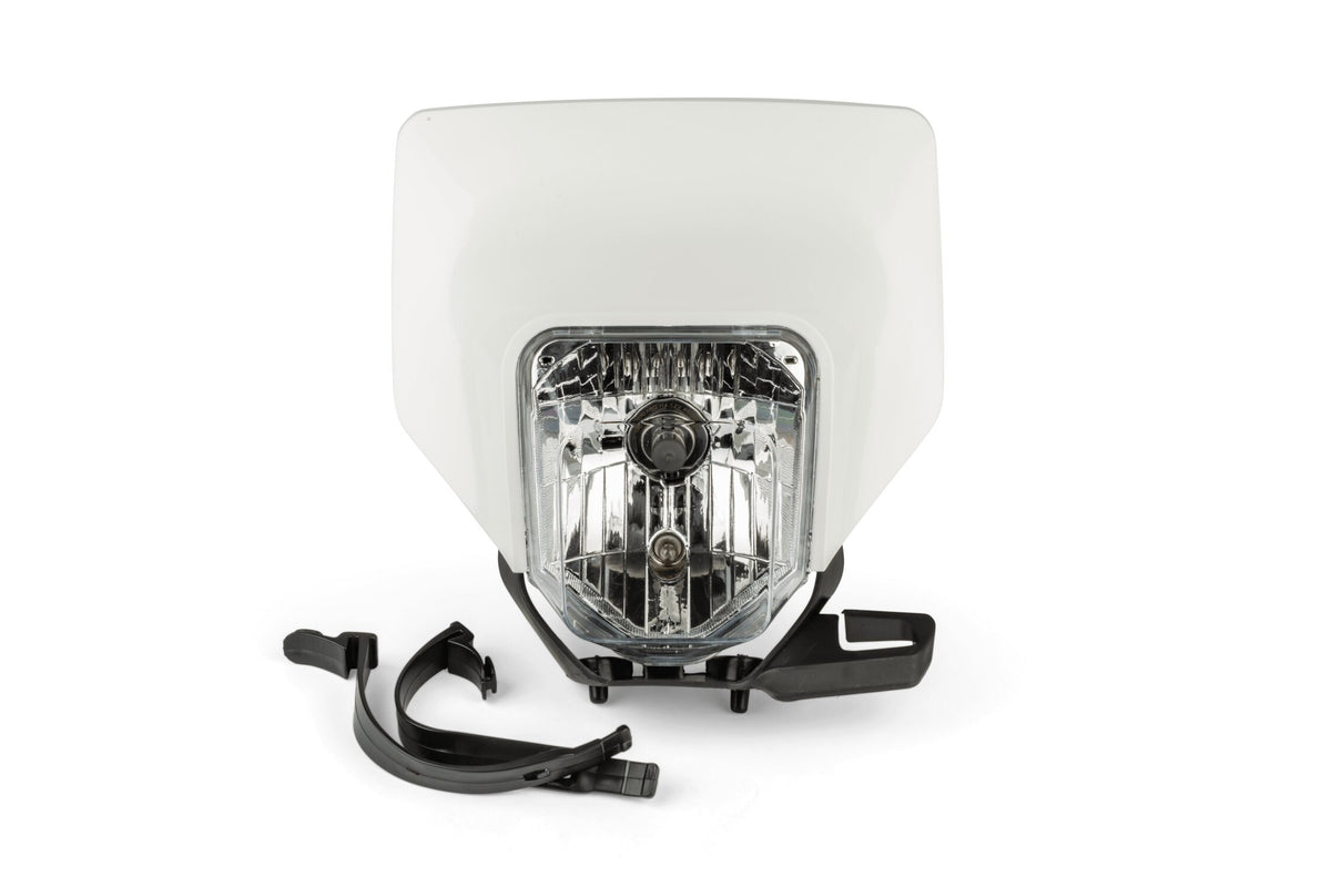 Enduro Headlight STR8 type Husqvarna white