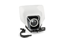 LED Enduro Headlight STR8 with RGB ring type Husqvarna white