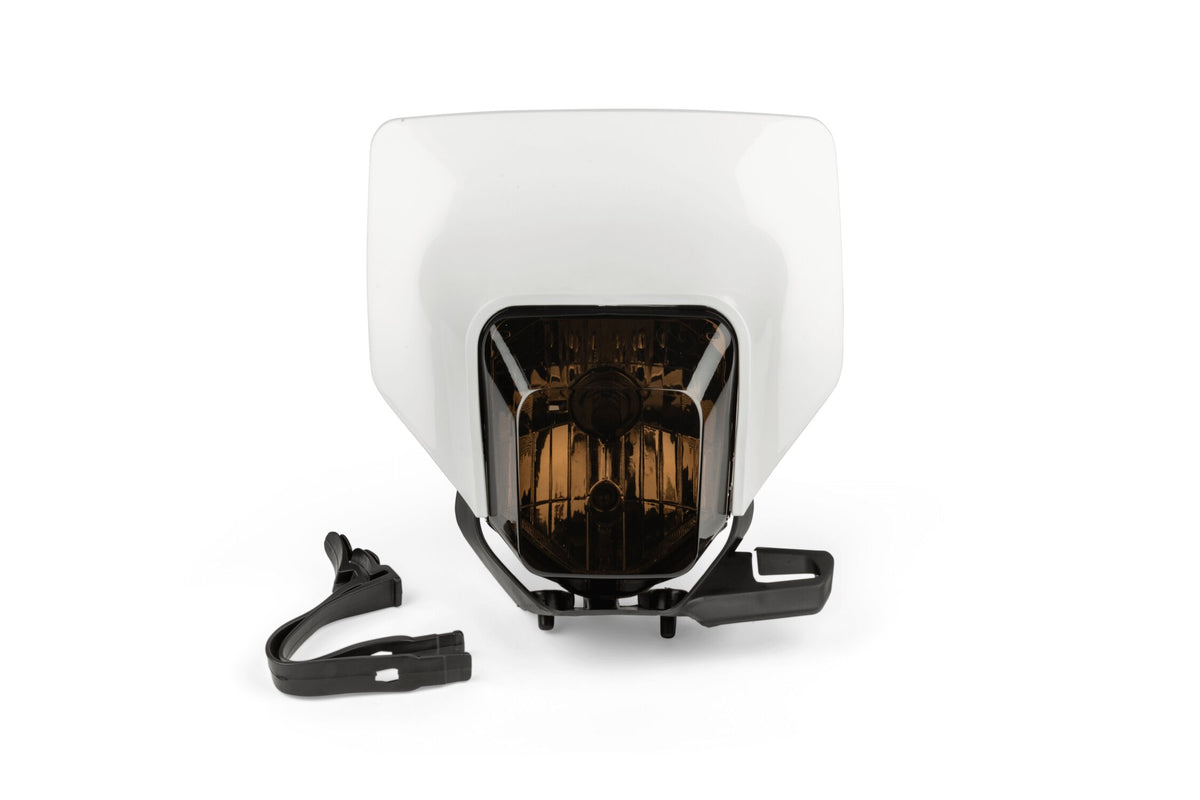 Headlight Mask tinted type Husqvarna white