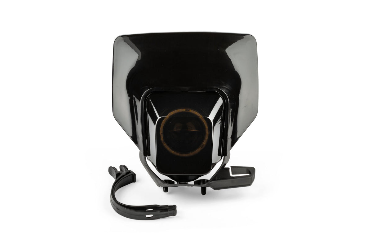 LED Enduro Headlight STR8 tinted type Husqvarna black
