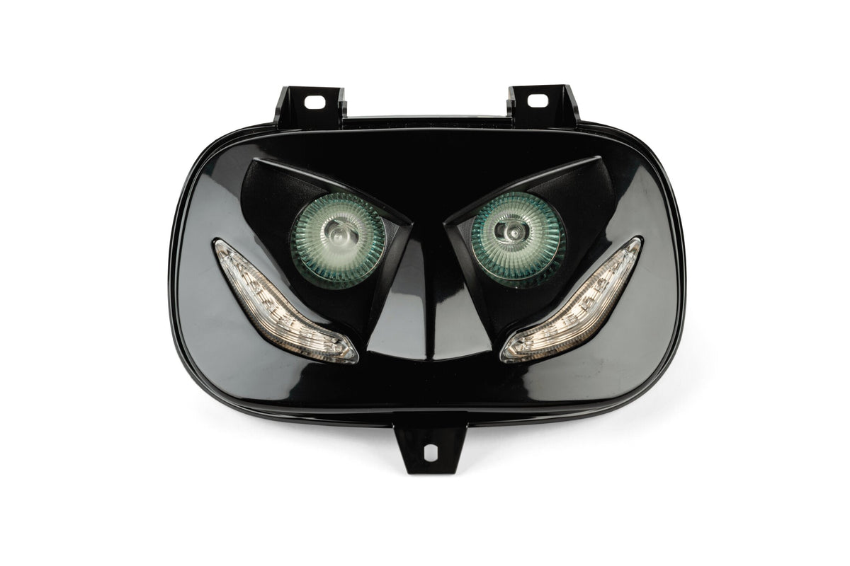 Twin Headlight STR8 R8 Yamaha BWs up to 2004 black