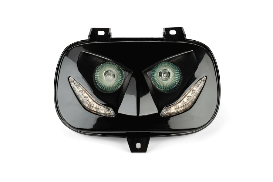 Twin Headlight STR8 R8 Yamaha BWs up to 2004 black