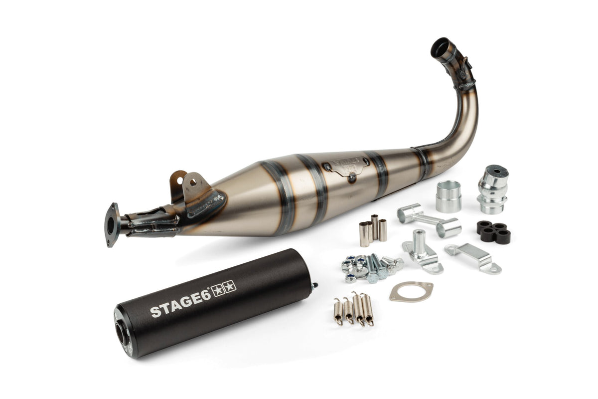 Exhaust Stage6 StreetRace MBK 51 Black