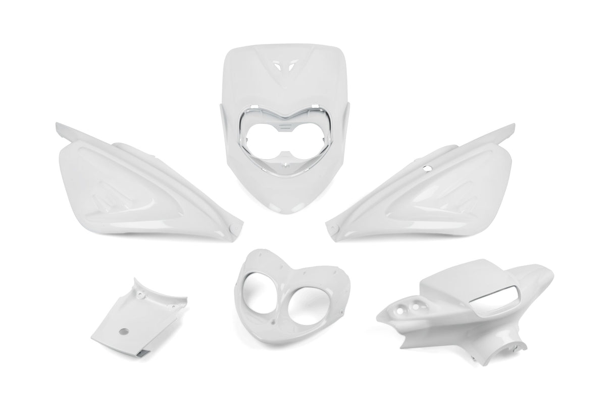 Fairing Kit STR8 6-piece white Yamaha BWs NG