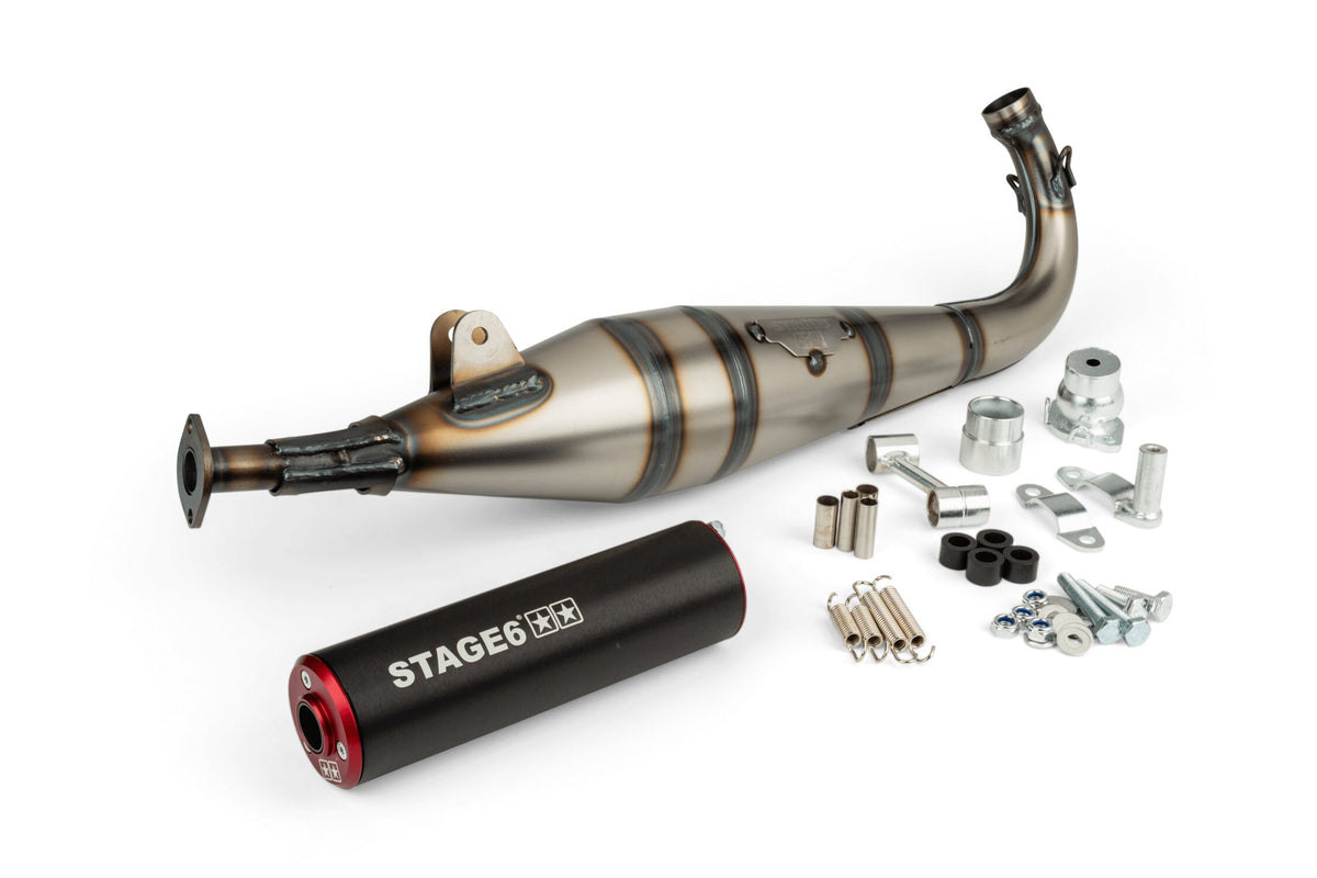 Exhaust Stage6 StreetRace Peugeot 103 SP Red / Black